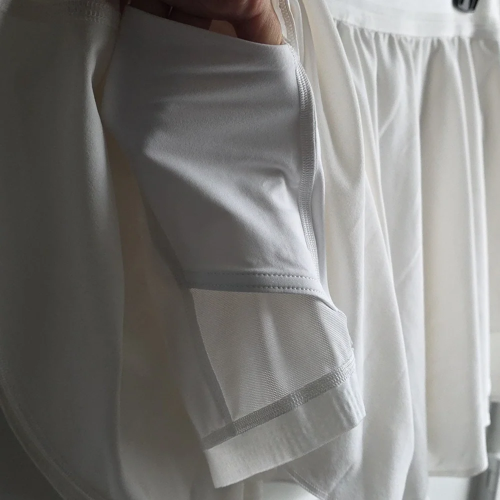 Lululemon Athletica White Tennis/paddleball/pickleball Skirt Size 8 G133 - Picture 7 of 11